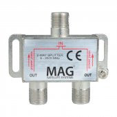 MAG 1 İn 2 Splitter 5-2500 Mhz Bölücü Tv Anten Çoklayıcı 1 Giriş 6 Çıkış Dağıtıcı - 1