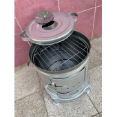 Kamp Sobası Piknik Mangalı Telli 32 Cm Çapında Yemek Sobası - 2