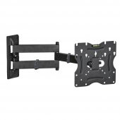 Ayt 22-49 İnç Hareketli Siyah LCD LED TV Monitör Duvar Askı Aparatı 55-124 Ekran Arası 30 Kg Taşır - 2