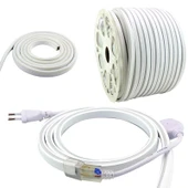 Ayt Powermaster 9x16 Hortum Led 100 Metre Beyaz 220 Volt 1 Metrede Kesilebilir Dış Cephe Şerit Led Aydınlatma thumbnail 2