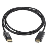 Powermaster Display To HDMI 1.8 Metre Kablo Displayport Kablo 1.62-2.7 Gbps Aktarım Hızı thumbnail 3