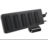 Ayt 5 Li Scart Dağıtıcı Çoklayıcı Scart Soketi Girişi Çoğaltıcı thumbnail 2