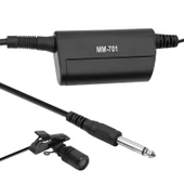 Magicvoice MM-701 Kablolu 600 Ohm Yaka Mikrofonu 6.3mm Jack Girişli Condenser Mikrofon Taşıma Çantalı - 1