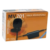 Magicvoice MM-701 Kablolu 600 Ohm Yaka Mikrofonu 6.3mm Jack Girişli Condenser Mikrofon Taşıma Çantalı - 3