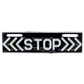 Ayt Elektrikli İşaret Cihazı Oklu Stop Büyük 12 Volt Oto Araç Okul Taşıtları İçin Led Aydınlatma Yön Tabelası - 8