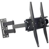 Powermaster 32-55 İnç Hareketli Duvar Askı Aparatı Lcd Led Tv Monitör 82-140 Ekran Uyumlu 40 Kg Taşır - 1