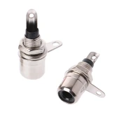 TOS FİŞ RCA ŞASE SOMUNLU SİYAH KONNEKTÖR - 1