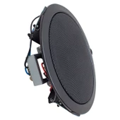 Magicvoice 13 Cm 6W Trafolu Alçıpan Metal Kasa Hoparlör Siyah Tavan Hoparlörü Okul Toplantı Konferans Salonu İçin - 1