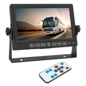Powermaster Dokunmatik Tuş Takım Quad 4 Yollu 4 e Bölünebilen Ekran Araç Monitör Tır Servis Aracı Monitör Ekranı - 1