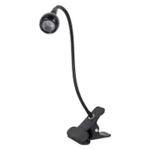 Powermaster Cob Led 5 Volt Usb Siyah Masa Lambası Beyaz Işık Akrobat Esnek Ayarlanabilir Kitap Okuma Lambası - 3