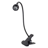 Powermaster Cob Led 5 Volt Usb Siyah Masa Lambası Beyaz Işık Akrobat Esnek Ayarlanabilir Kitap Okuma Lambası - 3