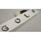 Volkswagen Golf Bagaj 3M 3D Yeni Nesil Krom ABS Yazı Logo Amblem thumbnail 1