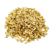 Ayt Sarı Tks-1D Kablo Papuç 6.3 Dişi Terminal 300 Lü Pkaet Kablo Ucu Soketi Klemens - 5