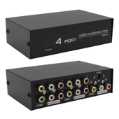 Powermaster AV-104 4 Port Video Audio Splitter Rca Video Dağıtıcı thumbnail 11