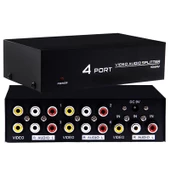 Powermaster AV-104 4 Port Video Audio Splitter Rca Video Dağıtıcı thumbnail 1