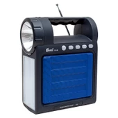 Magicvoice FP-26 USB SD Radyo Fm Bluetooth Destekli Fenerli Taşınabilir Hoparlör Radyolu Işıldak Şarjlı El Feneri thumbnail 4