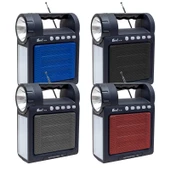 Magicvoice FP-26 USB SD Radyo Fm Bluetooth Destekli Fenerli Taşınabilir Hoparlör Radyolu Işıldak Şarjlı El Feneri thumbnail 6