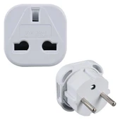 Ayt İngiliz Fiş Adaptör Standart Eu Türkiye Prize Çevirici Dönüştürücü - 7