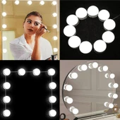 Ayt Powermaster 10 Lu Makyaj Aynası Işığı Lambası Makyaj Aynası Işığı Led Aydınalatma Ayarlı Usbli - 7