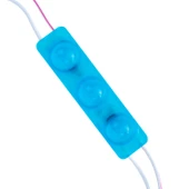 Powermaster 12 Volt 1.5 Watt Mavi Yanıp Sönen Parlak Tek Renk 2835 69 X 16 Mm IP65 Lümen 160 Derece Modül Led - 1