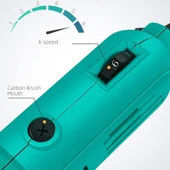 Die Grinder 180 Parça El Matkap Seti Ahşap Hobi İşleri İçin Zımpara Taşlama Freze Matkap Gravür Seti - 9