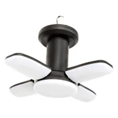 Powermaster Şarjlı Kamp Lambası Aydınlatma 150 Watt Usbli Led Askı Aparatlı 3 Modlu Katlanabilir 4 Kanat - 7