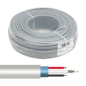 Powermaster 2+1 Gri 0.22 Mm CCTV Kamera Kablosu 100 Metre Dvr Kayıt Cihazı Kamera Arası Kablo - 3