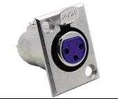 CANON XLR 3 PİN DİŞİ ŞASE KONNEKTÖR (CK114) - 1