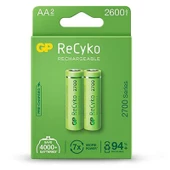Gp 2600 Mah R6 AA Şarjlı Kalem Pil 2 Li Paket Şarj Edilebilir Pil - 3