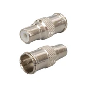 F KONNEKTÖR ERKEK/RCA DİŞİ ÇEVİRİCİ JACK thumbnail 3