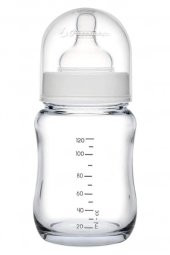 Ölçekli Cam Bebek Biberonu 120 Ml - 1