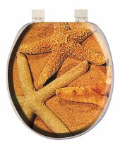 Softy Classic Desenli Yumuşak Klozet Kapağı Beyaz thumbnail 1