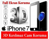 iPhone 7 8 5D Glass Kırılmaz Ekran Koruyucu Komple 9H Temperli Cam A+ Kalite - 1