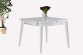 Yanlardan Açılır Katlanır Büyüyen Kare Masa  75x80 cm - 8