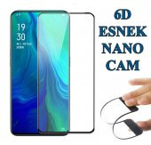Oppo Reno 6D Full Nano Kırılmaz Cam Ekran Koruyucu Plastik ve Cam Karışımı - 1