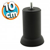Mobilya Yatak Metal Kanepe Baza Koltuk Orta Destek Ayağı M8 Civata Siyah Metal Ayak 10 Cm - 1