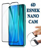 Redmi Note 8 Pro 6D Nano Kırılmaz Cam Ekran Koruyucu Plastik ve Cam Karışımı - 1