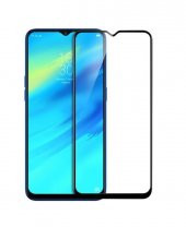 Samsung Galaxy A50 Tam Kaplayan 6D Nano Kırılmaz Cam Ekran Koruyucu Plastik ve Cam Karışımı - 3