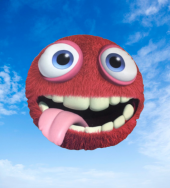 ESPRİLİ EMOJİ KARİKATÜR TEMALI OYUNCAK YASTIK .. 30 CM .. - 1