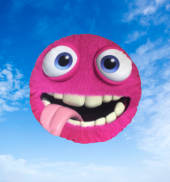 ESPRİLİ EMOJİ KARİKATÜR TEMALI OYUNCAK YASTIK. 30 CM. - 1