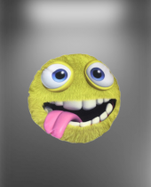 ESPRİLİ KARİKATÜR TEMALI EMOJİ OYUNCAK YASTIK .. 30 CM .. - 2