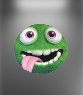 ESPRİLİ KARİKATÜR TEMALI EMOJİ OYUNCAK YASTIK .. 30 CM .... - 2