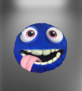 ESPRİLİ EMOJİ KARİKATÜR TEMALI OYUNCAK YASTIK. 30 CM. - 2