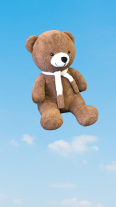 65 CM  PELUŞ YUMOŞ  AYICIK..  PELUŞ AYI  .. - 2
