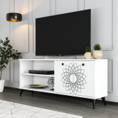 Moxen Mobilya TY1 Desenli Raflı Tv Ünitesi - 1