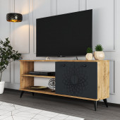 Moxen Mobilya TY2 Desenli Raflı Tv Ünitesi - 1