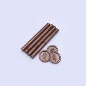 Mühür Mumu Çubuk 11mmx120mm 10 lu Paket Model: 533 MOCCA KAHVE - 2