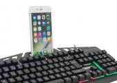 Everest KMX-99 Siyah Usb Gökkuşağı Zemin Aydınlatmalı Q Oyuncu Klavye + Mouse Set - 2