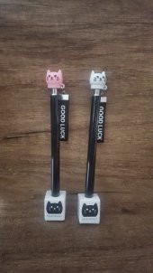 ÇİLEKHOMEAVM KEDİLİ KALEM SETİ - 3