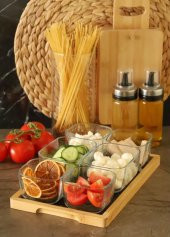 Bambum Krosna 9 Parça Cam Kahvaltılık B4582 - 2